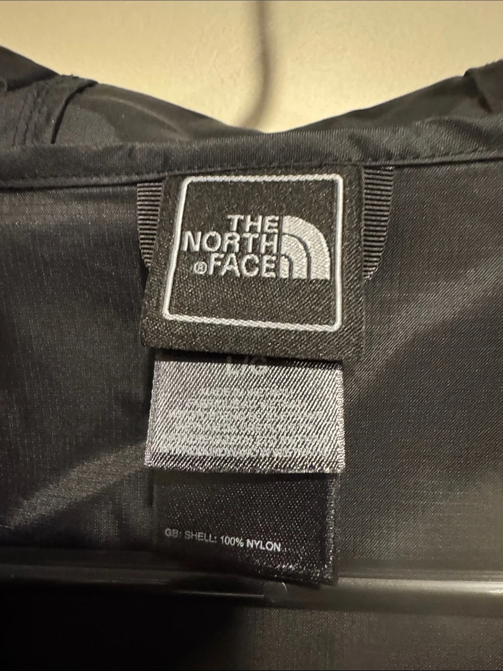 The North Face Black Hooded Windbreaker Jacket-Men’s Large